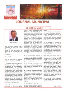 Bulletin municipal novembre 2015